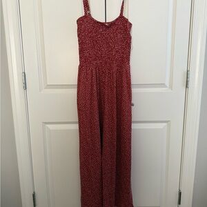 Old Navy Red Jumpsuit